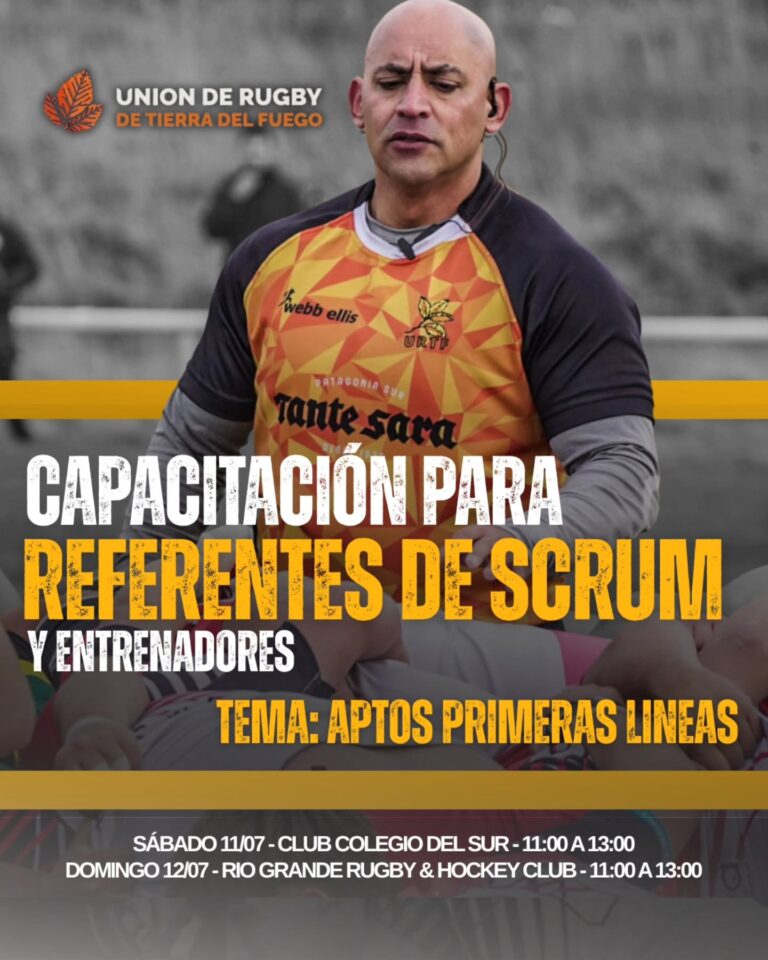 Capacitación de scrum en Tierra del Fuego: la URTF prepara a referentes y entrenadores 3 RUGBY
