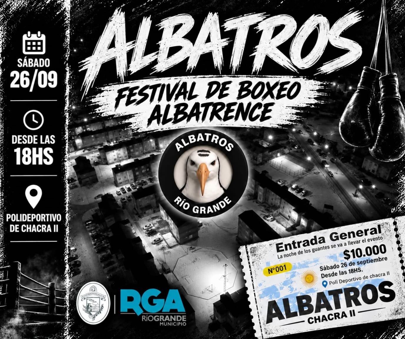 Festival de Boxeo Albatros: será este sábado en Chacra II 1 Cuervas del Fin del Mundo campeonas ante Real Madrid