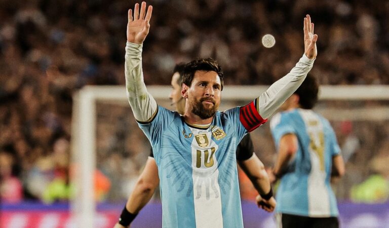 La Selección goleó a Benín en la gran despedida de Lionel Messi 1 Despedida Messi Seleccion